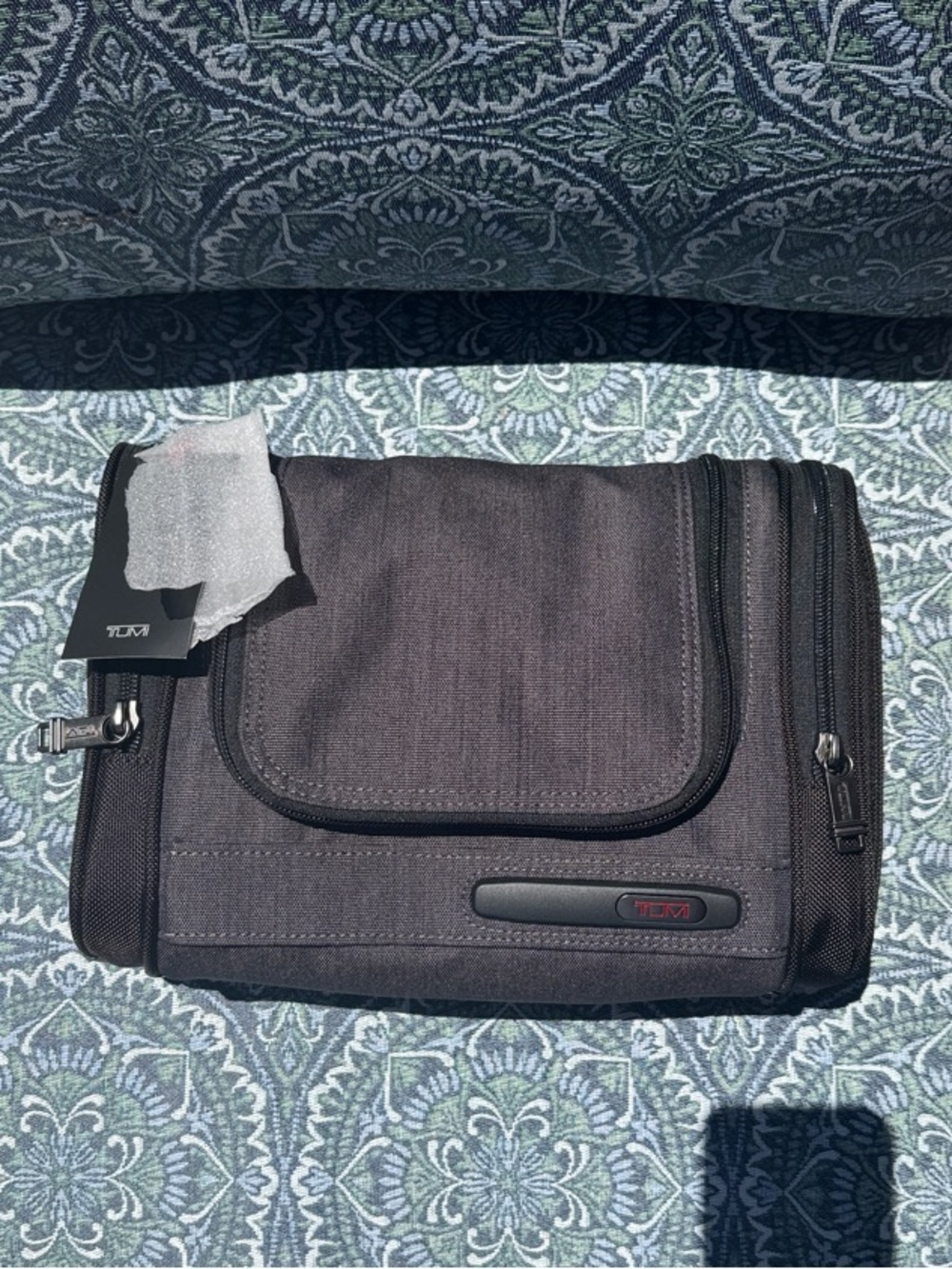Tumi Black Toiletry Bag Travel Kit